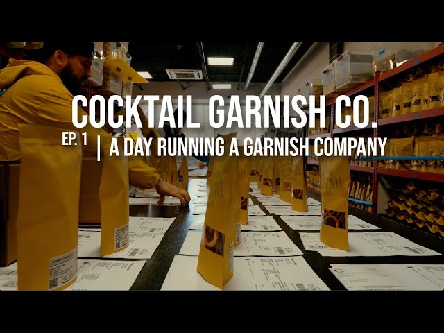 Cocktail Garnish Co. Episode 1 A Day Running the Business of A Garnish Company